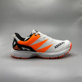 Bright orange breathable cricket shoes by Adoral