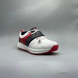 CU Sports cricket shoes in blue and white