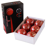 CU Sports Crown Edition hand-stitched leather cricket ball front view