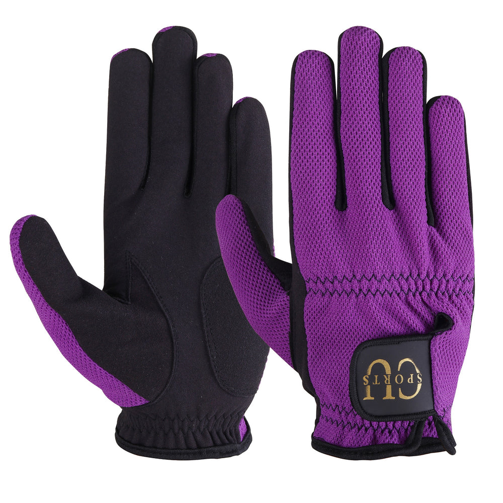 Cricket Basic Tap Ball Gloves in Purple - CU Sports