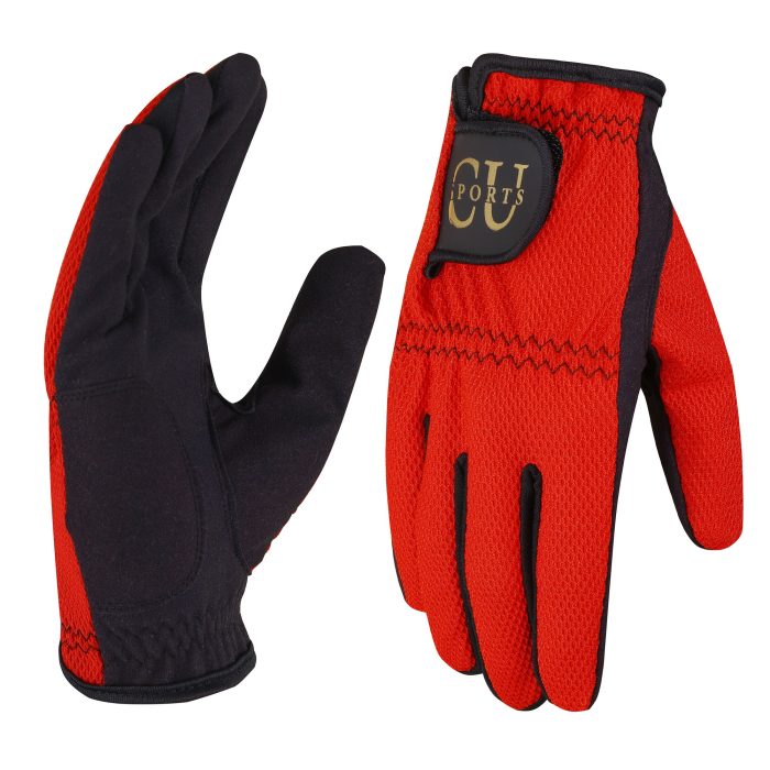 Cricket Basic Tap Ball Gloves in Red - CU Sports