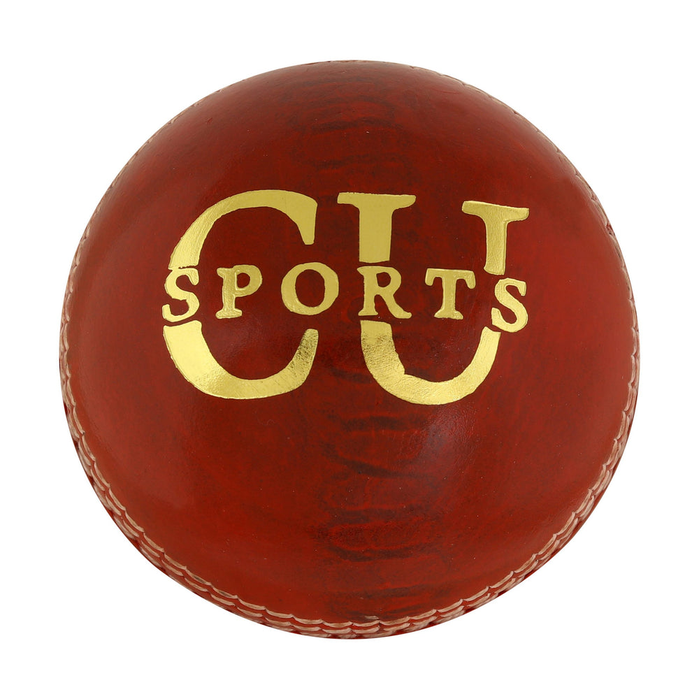 Cricket Hard Leather Ball Machine Stitched - CU Sports