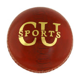 Cricket Hard Leather Ball Machine Stitched - CU Sports