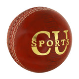 Cricket Hard Leather Ball Machine Stitched - CU Sports