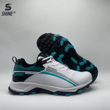 Cricket gripper shoes black and blue top view