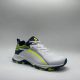 Shine New Edition Cricket Shoes green and black top view