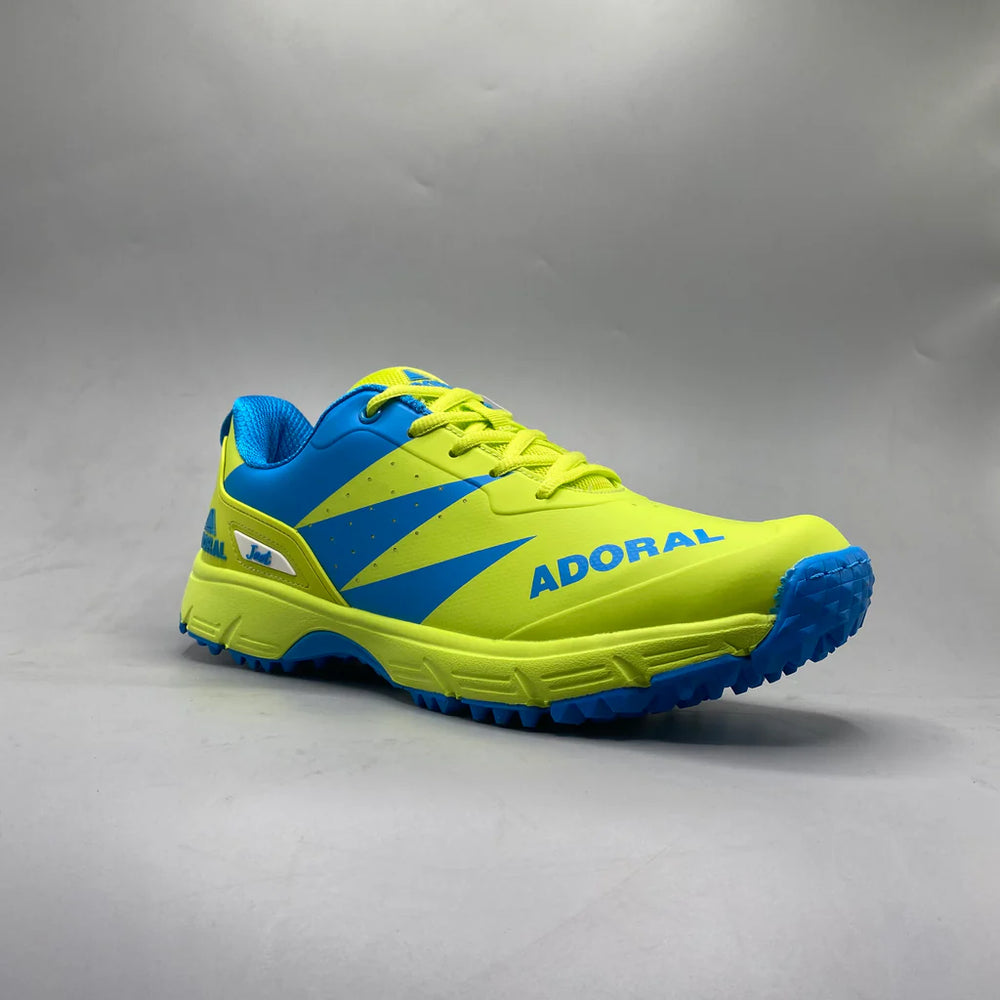 ADORAL JEET GREEN BLUE CRICKET SHOES - CU Sports