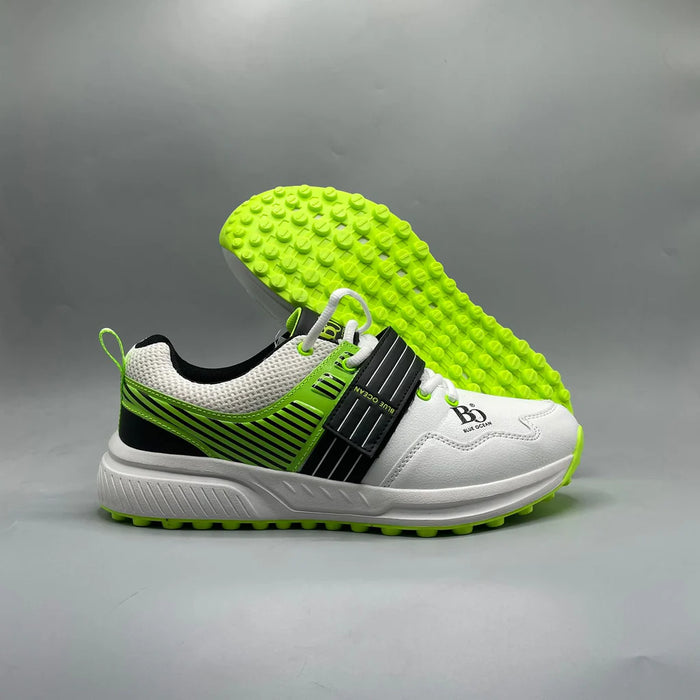 Blue Ocean BO81 cricket gripper shoes front and side view