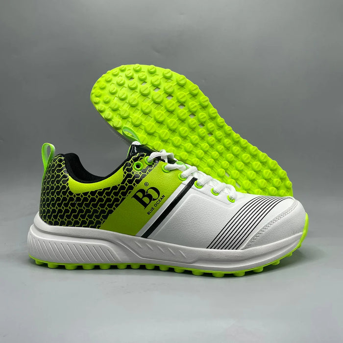 Blue Ocean BO81 cricket gripper shoes navy blue front view