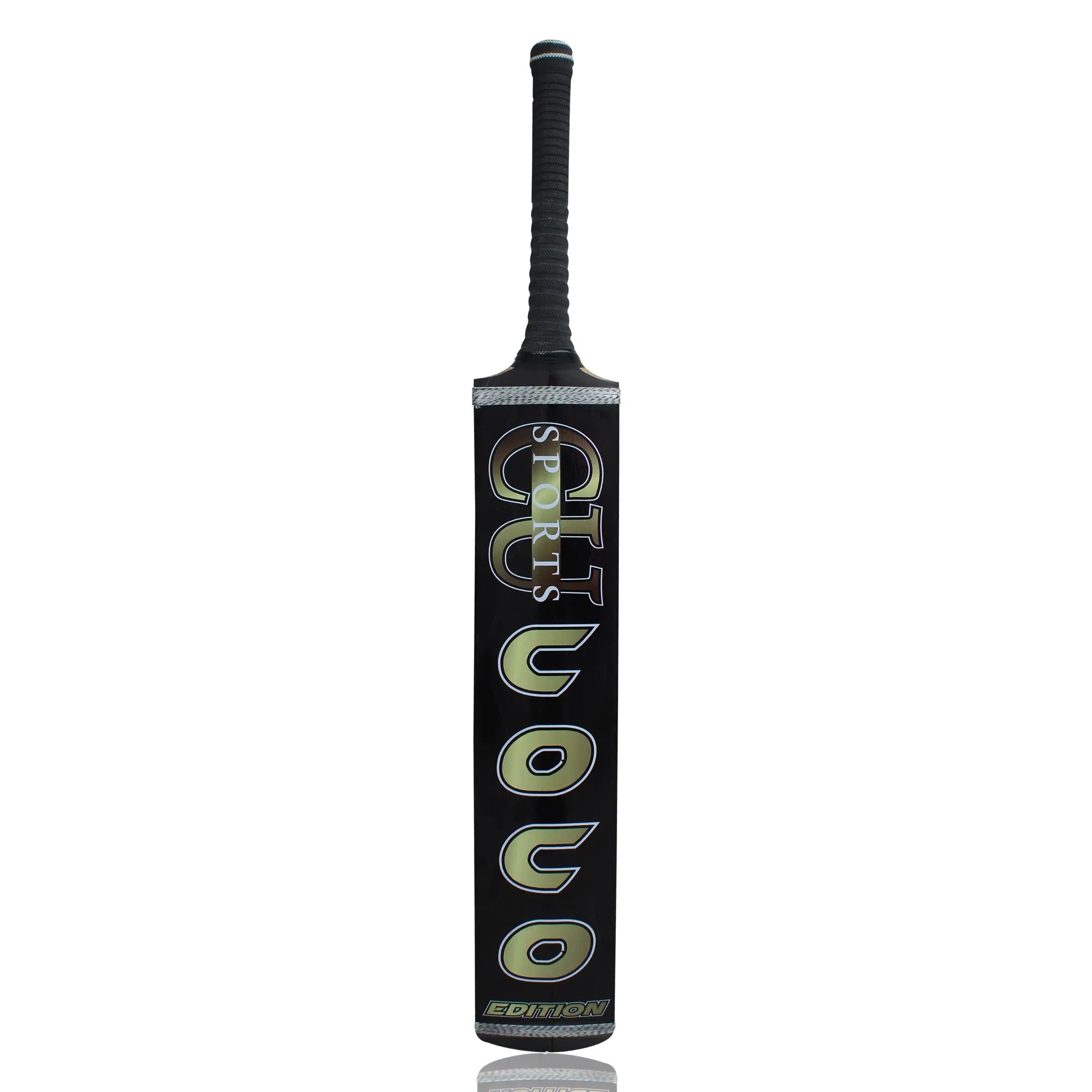 Coconut wood bats with full Malaysian cane handle for tape ball cricket