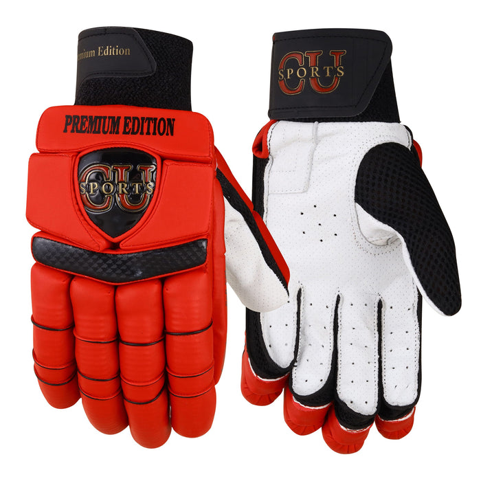 CU SPORTS CRICKET HARD BALL BATTING GLOVES PREMIUM EDITION - CU Sports