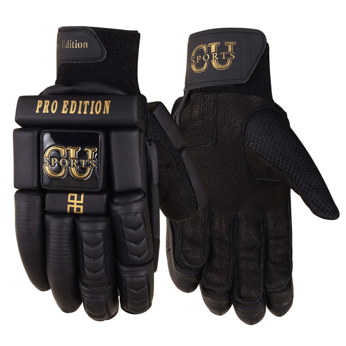 CU SPORTS CRICKET HARD BALL BATTING GLOVES PRO EDITION - CU Sports