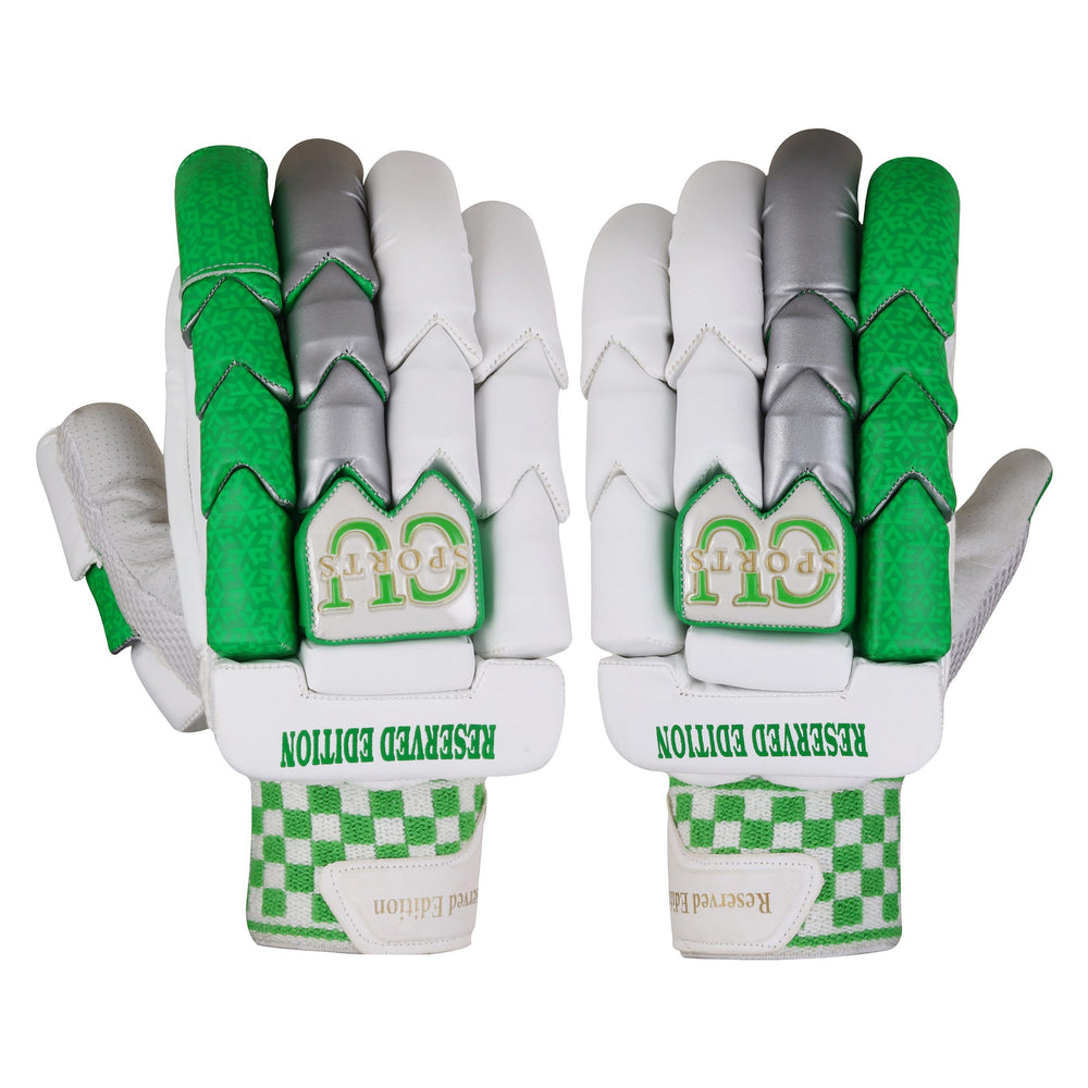 CU SPORTS Cricket Hard Ball Batting Gloves Reserve Edition - CU Sports