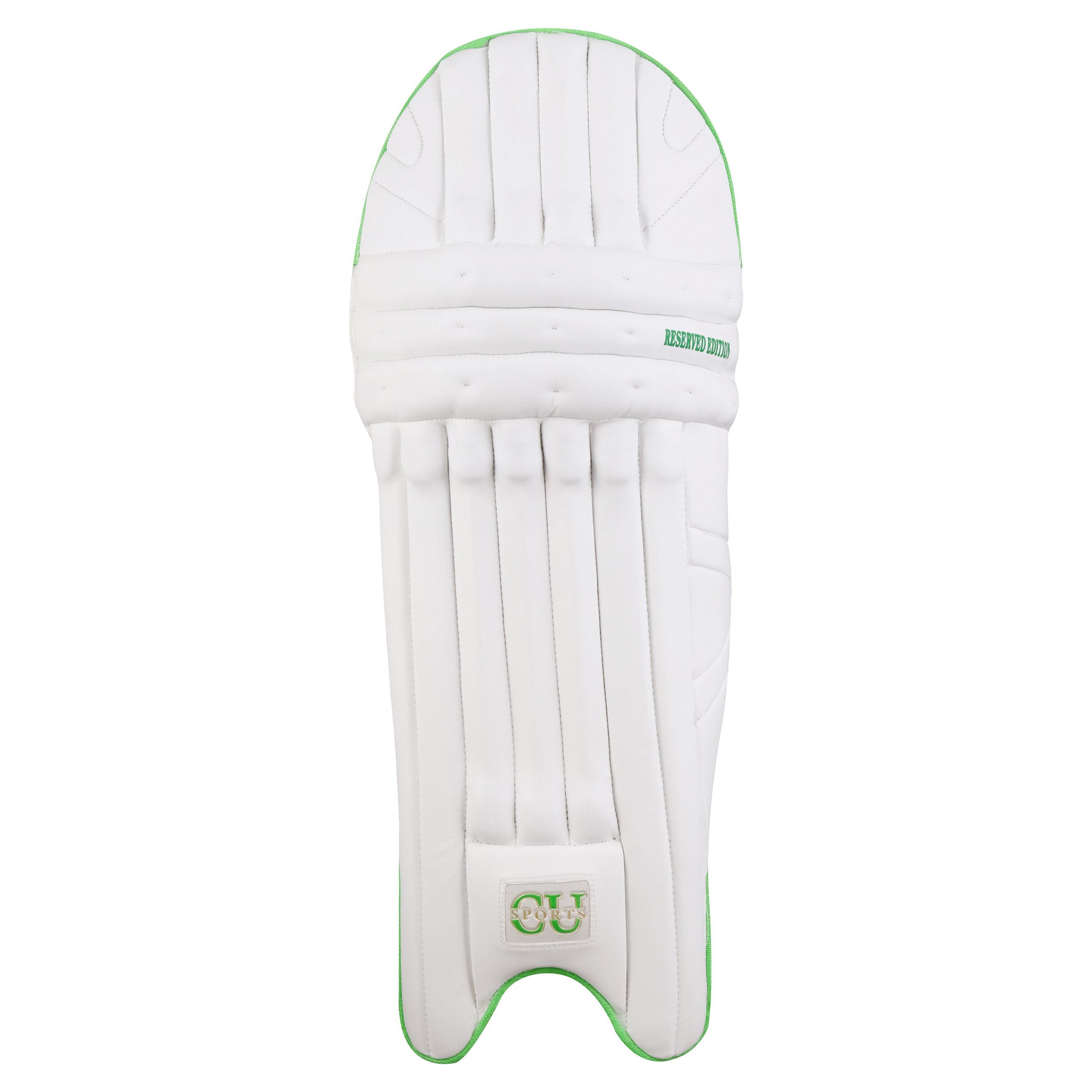 CU Sports Hard Ball Leg Pads Reserve Edition front view