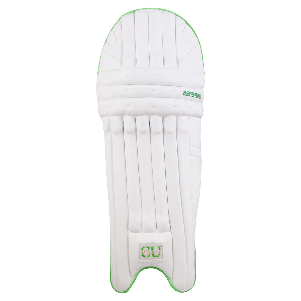 CU Sports Hard Ball Leg Pads Reserve Edition front view