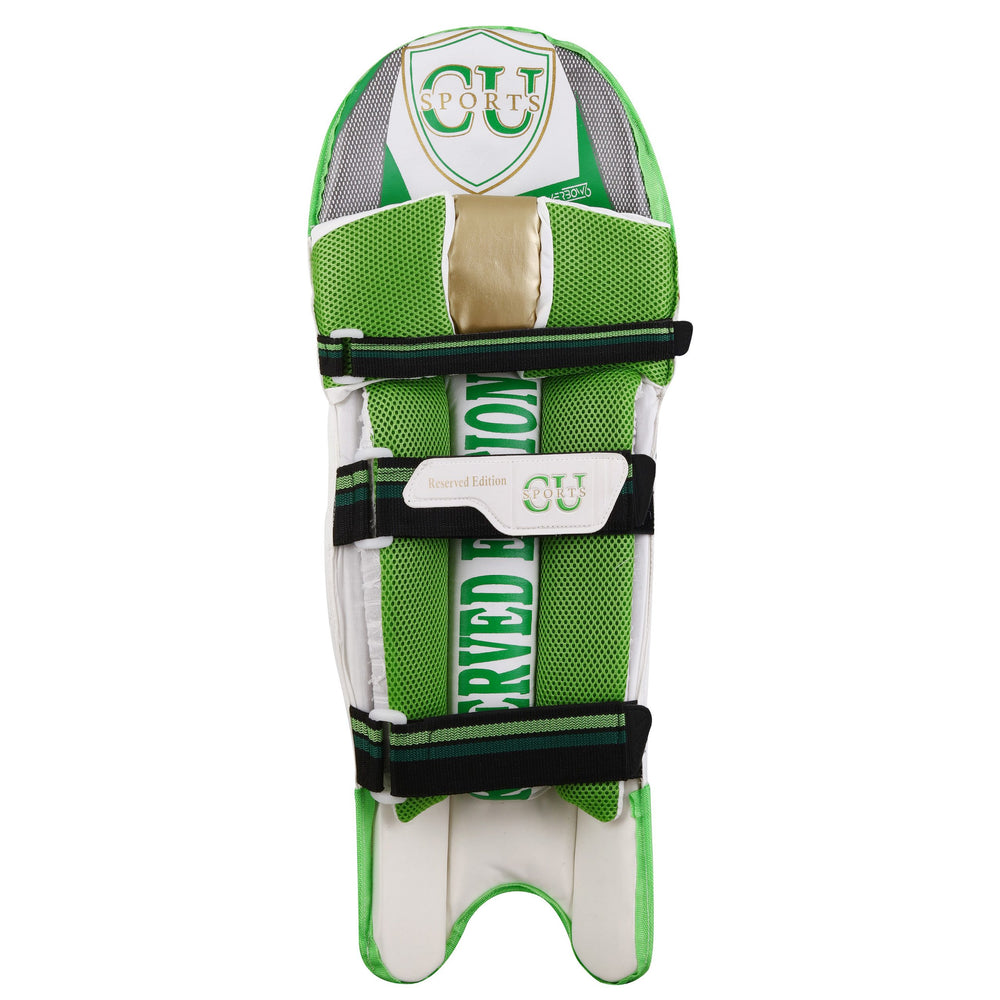 Adjustable strap leg pads for secure fit