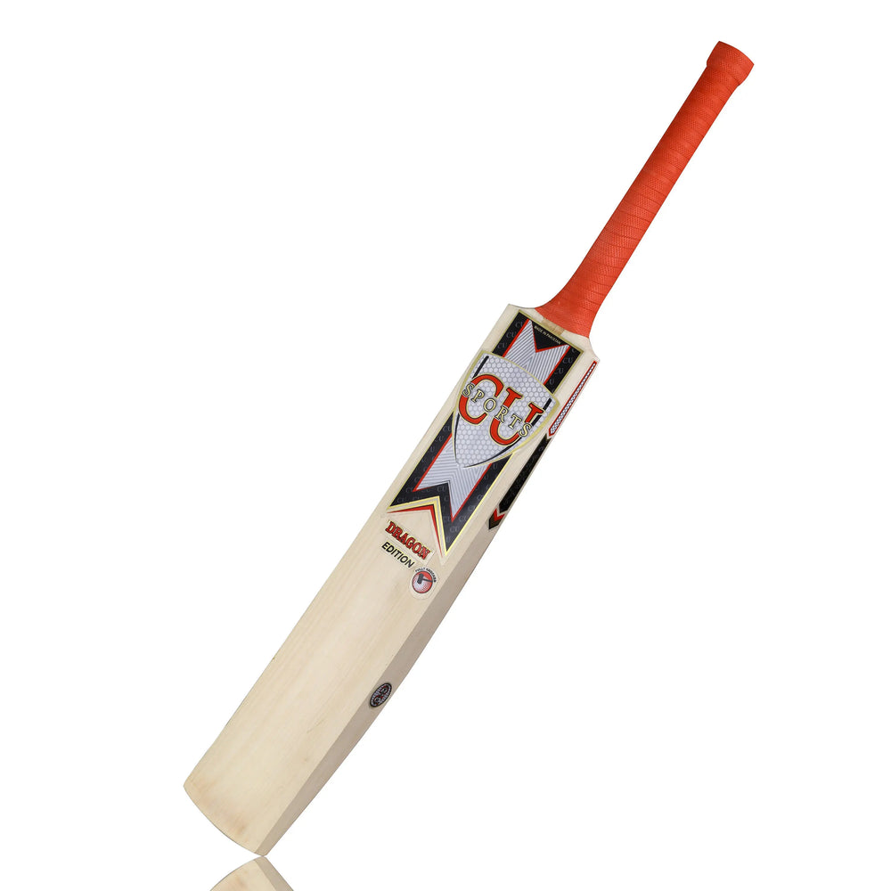 CU Sports Dragon Edition Hardball Cricket Bat | Popular Willow for Power Hitting CU SPORTS