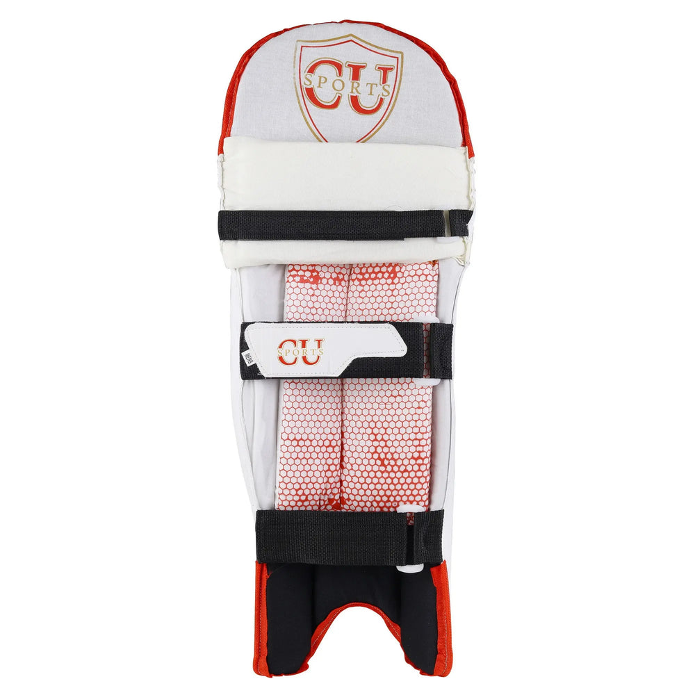High-density foam padded cricket leg guards for protection