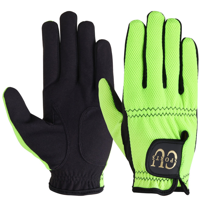 Cricket Basic Tap Ball Gloves in Green - CU Sports