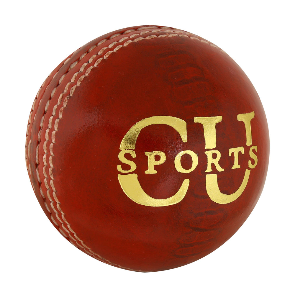 Cricket Hard Leather Ball Machine Stitched - CU Sports