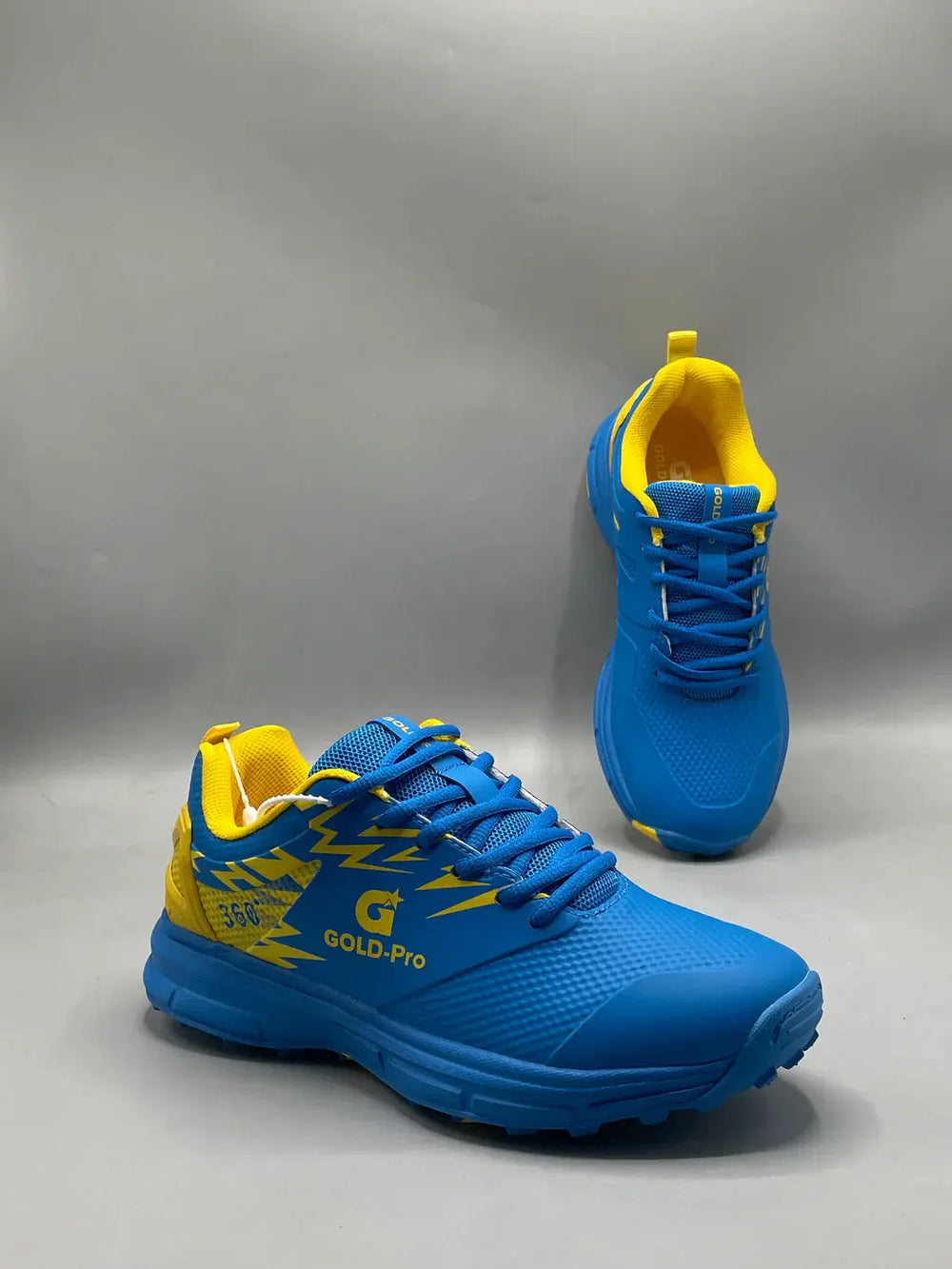 Gold Pro 360 lightweight breathable sports shoes for cricket and football