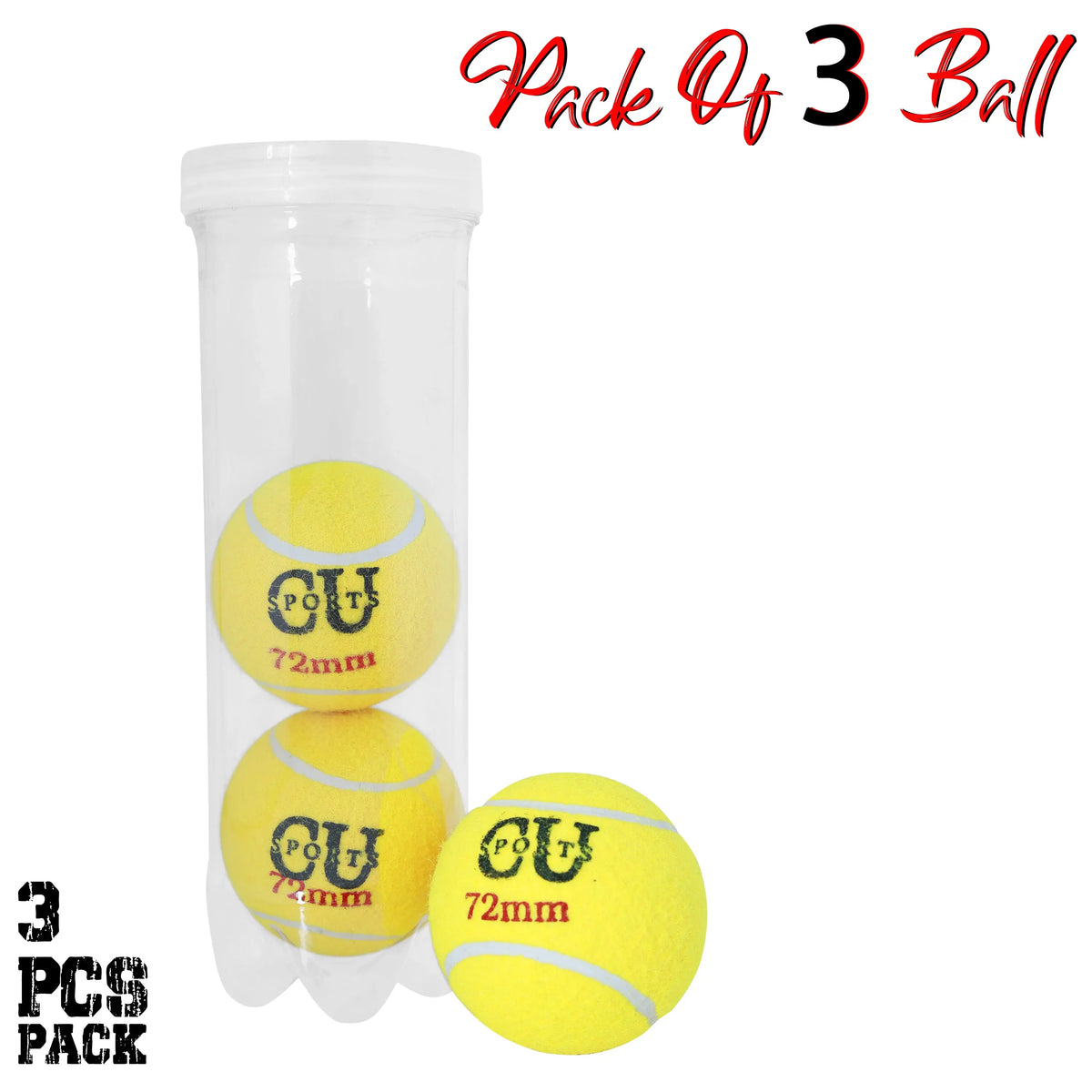CU Sports 3 PCS tape ball packaging – high-quality cricket balls for Pakistani conditions
