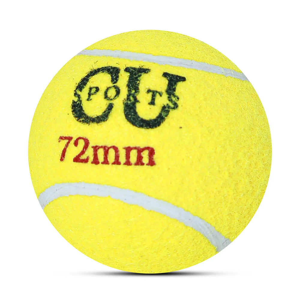 CU Sports double pressure tape ball with strong tape wrapping for hard pitch use