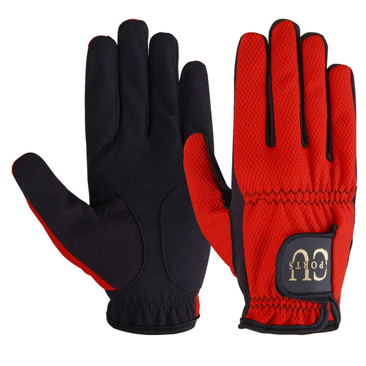 Cricket Basic Tap Ball Gloves in Red