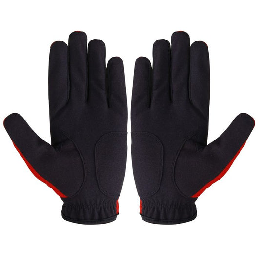 Cricket Basic Tap Ball Gloves in Red