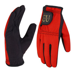 Cricket Basic Tap Ball Gloves in Red